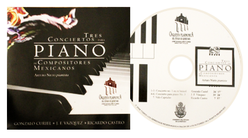 Tres conciertos para piano, Filarmónica de Querétaro